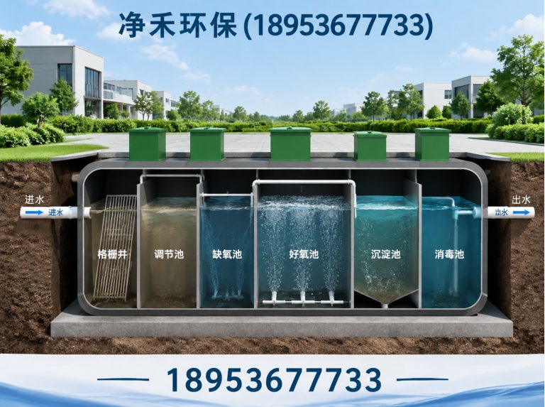 安丘市一体化污水处理设备展示图